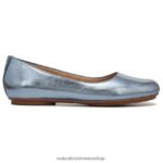 pisos | bailarinas maxwell 60D4P0190 Naturalizer mujer cuero azul aire océano - Imagen 2