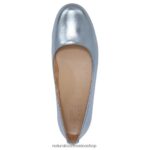 pisos | bailarinas maxwell 60D4P0190 Naturalizer mujer cuero azul aire océano - Imagen 4