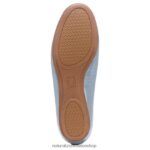 pisos | bailarinas maxwell 60D4P0190 Naturalizer mujer cuero azul aire océano - Imagen 7