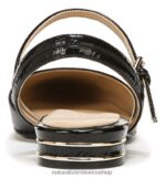 pisos | blaise plano 60D4P0549 Naturalizer mujer charol negro - Imagen 6
