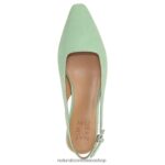 pisos | lesley vestido plano 60D4P0590 Naturalizer mujer ante verde menta - Imagen 4