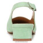 pisos | lesley vestido plano 60D4P0590 Naturalizer mujer ante verde menta - Imagen 6