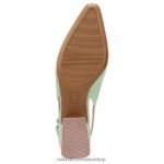 pisos | lesley vestido plano 60D4P0590 Naturalizer mujer ante verde menta - Imagen 7