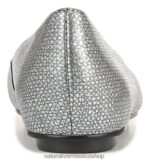 pisos | maxwell poco plano 60D4P052 Naturalizer mujer cuero plateado - Imagen 6
