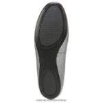 pisos | maxwell poco plano 60D4P052 Naturalizer mujer cuero plateado - Imagen 7