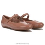 pisos | merceditas maxwell planas 60D4P050 Naturalizer mujer cuero avellana