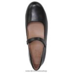 pisos | merceditas maxwell planas 60D4P051 Naturalizer mujer cuero negro - Imagen 4