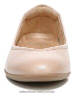 pisos | piso vivienne 60D4P0499 Naturalizer mujer crema brulée de cuero - Imagen 5