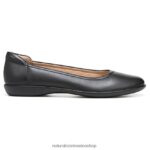 pisos | plana flexible 60D4P0568 Naturalizer mujer cuero negro - Imagen 2