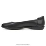 pisos | plana flexible 60D4P0568 Naturalizer mujer cuero negro - Imagen 3