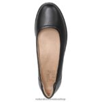 pisos | plana flexible 60D4P0568 Naturalizer mujer cuero negro - Imagen 4