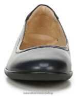 pisos | plana flexible 60D4P0570 Naturalizer mujer cuero azul marino - Imagen 5
