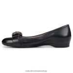 pisos | polly plano 60D4P0530 Naturalizer mujer cuero negro - Imagen 3