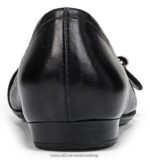 pisos | polly plano 60D4P0530 Naturalizer mujer cuero negro - Imagen 6