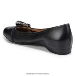pisos | polly plano 60D4P0530 Naturalizer mujer cuero negro - Imagen 8