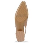 pisos | zapatos planos lindsey con tira trasera 60D4P056 Naturalizer mujer cuero marrón avellana - Imagen 7