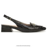 pisos | zapatos planos lindsey con tira trasera 60D4P057 Naturalizer mujer cuero negro - Imagen 2