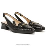 pisos | zapatos planos lindsey con tira trasera 60D4P057 Naturalizer mujer cuero negro