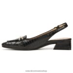 pisos | zapatos planos lindsey con tira trasera 60D4P057 Naturalizer mujer cuero negro - Imagen 3