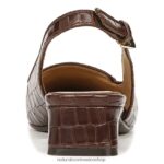 pisos | zapatos planos lindsey con tira trasera 60D4P058 Naturalizer mujer cuero marron bruno - Imagen 6