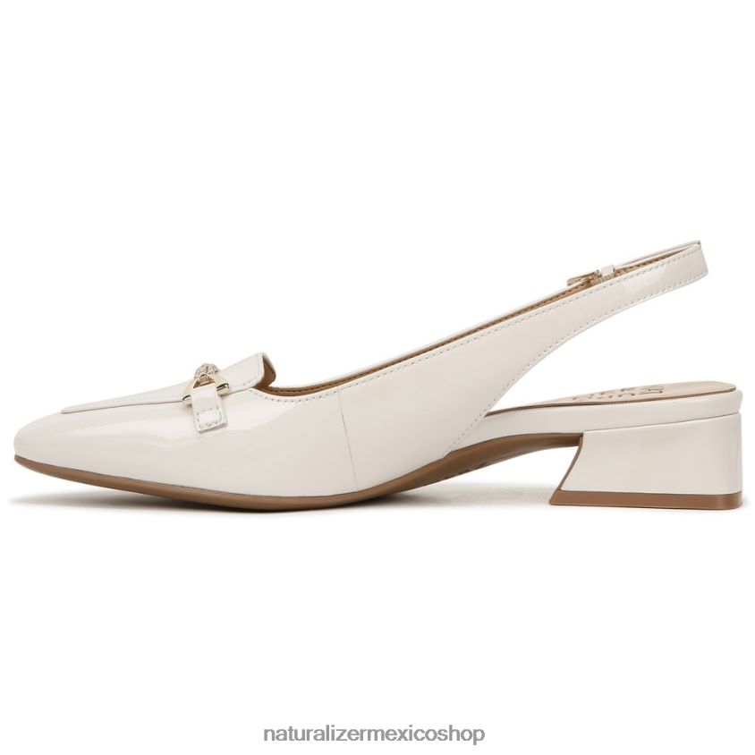 pisos | zapatos planos lindsey con tira trasera 60D4P059 Naturalizer mujer cuero perlado satinado - Imagen 3