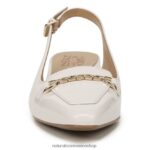 pisos | zapatos planos lindsey con tira trasera 60D4P059 Naturalizer mujer cuero perlado satinado - Imagen 5