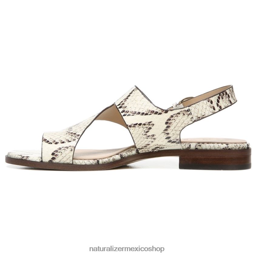 sandalias | 27 editar sandalia eris 60D4P0611 Naturalizer mujer piel de cobra marfil - Imagen 3