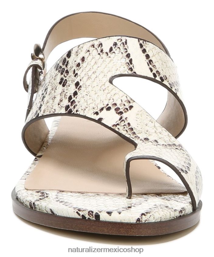 sandalias | 27 editar sandalia eris 60D4P0611 Naturalizer mujer piel de cobra marfil - Imagen 5