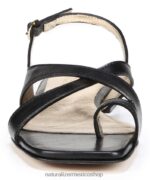 sandalias | 27 editar sandalia nikki 60D4P0238 Naturalizer mujer cuero negro - Imagen 5