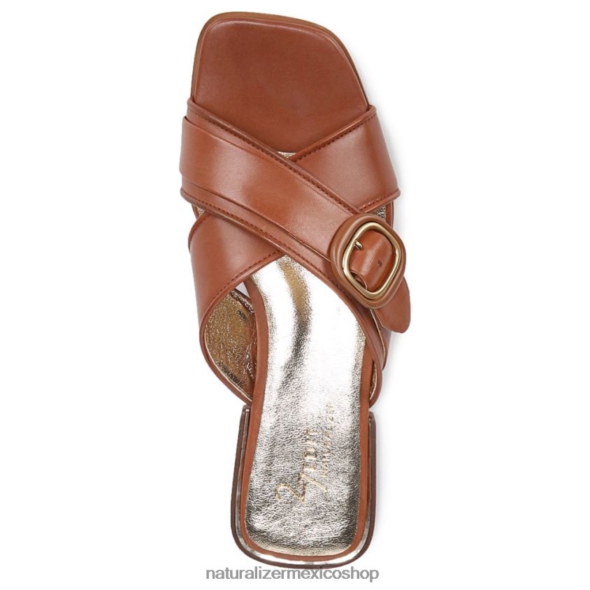 sandalias | sandalia 27 edit naia 60D4P0229 Naturalizer mujer cuero marrón té inglés - Imagen 4