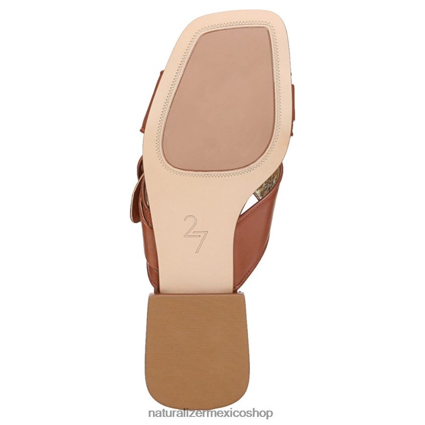 sandalias | sandalia 27 edit naia 60D4P0229 Naturalizer mujer cuero marrón té inglés - Imagen 7