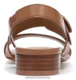 sandalias | sandalia 60D4P0245 Naturalizer mujer cuero marrón té inglés - Imagen 6