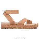 sandalias | sandalia alma divina 60D4P0522 Naturalizer mujer nubuck sintético de masa para galletas - Imagen 2