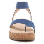 sandalias | sandalia alma divina 60D4P0523 Naturalizer mujer nubuck sintético azul - Imagen 5