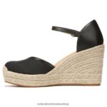 sandalias | sandalia alpargata bianca 60D4P0520 Naturalizer mujer tela negra - Imagen 3
