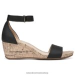sandalias | sandalia areda con cuña 60D4P0317 Naturalizer mujer sintético negro - Imagen 2