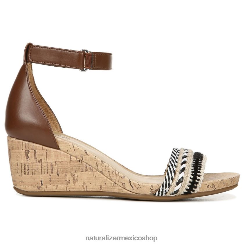 sandalias | sandalia areda con cuña 60D4P0318 Naturalizer mujer multitejido/sintético tostado - Imagen 2