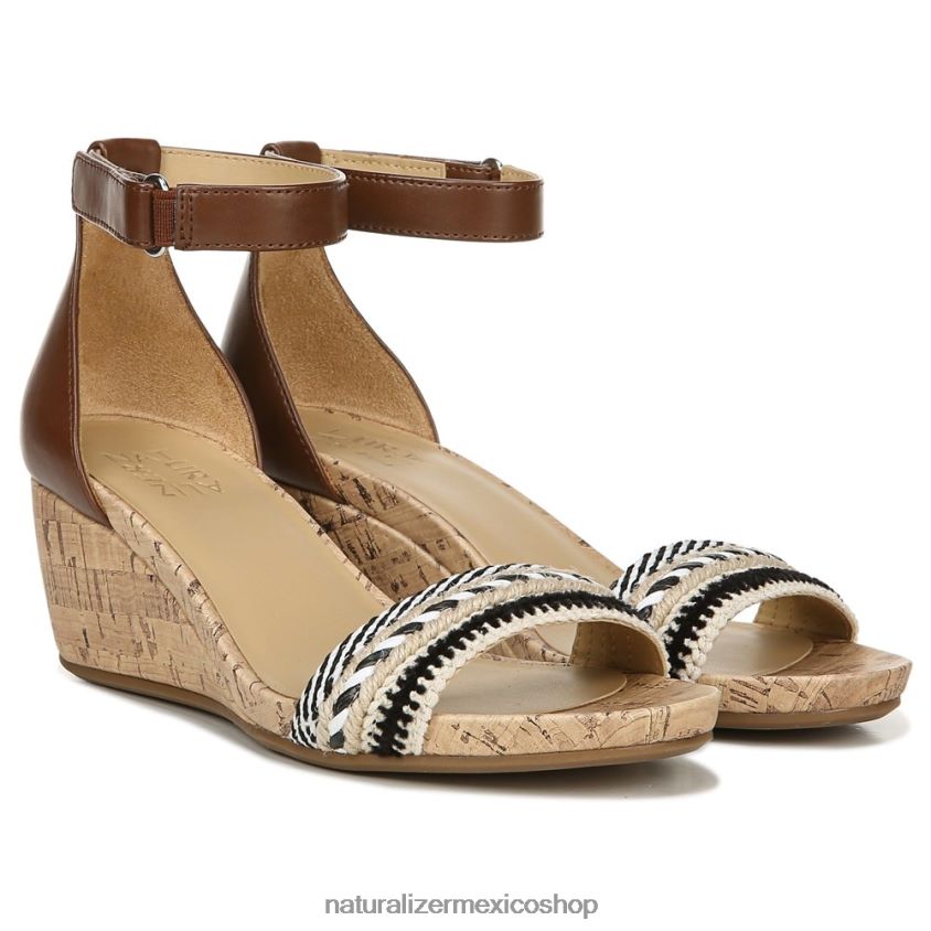 sandalias | sandalia areda con cuña 60D4P0318 Naturalizer mujer multitejido/sintético tostado - Imagen 1