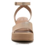 sandalias | sandalia con cuña brynn 60D4P0363 Naturalizer mujer cuero dorado suave - Imagen 5