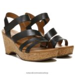 sandalias | sandalia con cuña cynthia 60D4P0367 Naturalizer mujer cuero negro