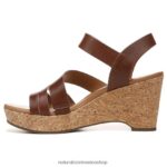 sandalias | sandalia con cuña cynthia 60D4P0369 Naturalizer mujer cuero canela - Imagen 3