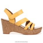 sandalias | sandalia con cuña cynthia 60D4P0371 Naturalizer mujer cuero amarillo narciso - Imagen 2