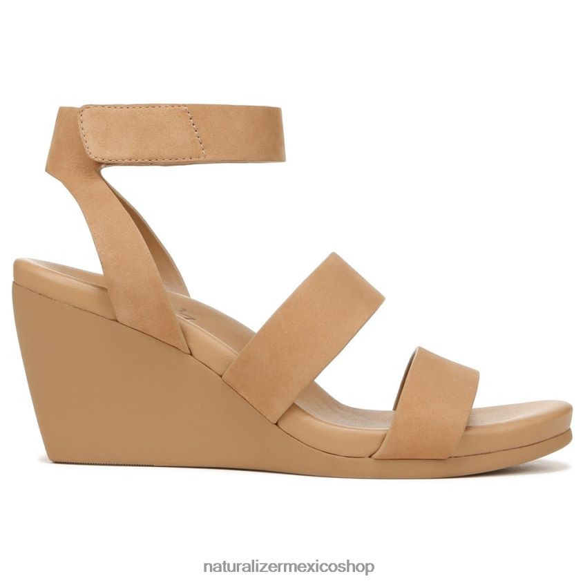 sandalias | sandalia con cuña gen n ignite 60D4P0150 Naturalizer mujer nobuk de masa para galletas - Imagen 2