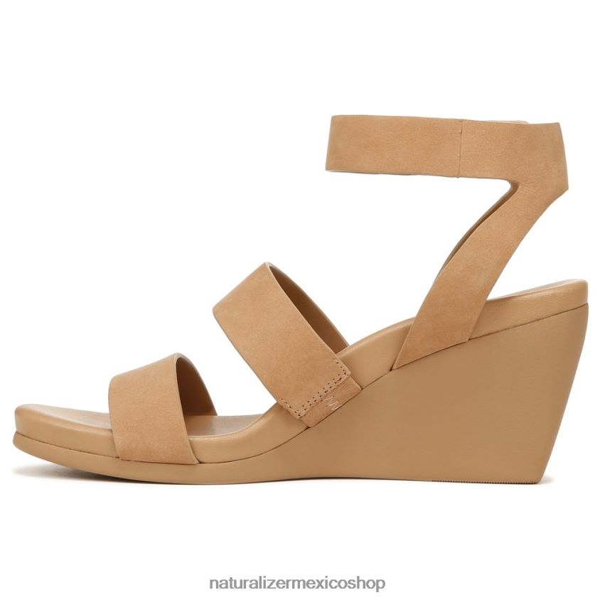 sandalias | sandalia con cuña gen n ignite 60D4P0150 Naturalizer mujer nobuk de masa para galletas - Imagen 3