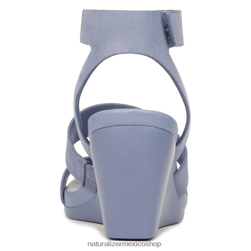 sandalias | sandalia con cuña gen n ignite 60D4P0151 Naturalizer mujer nubuck azul acero - Imagen 6