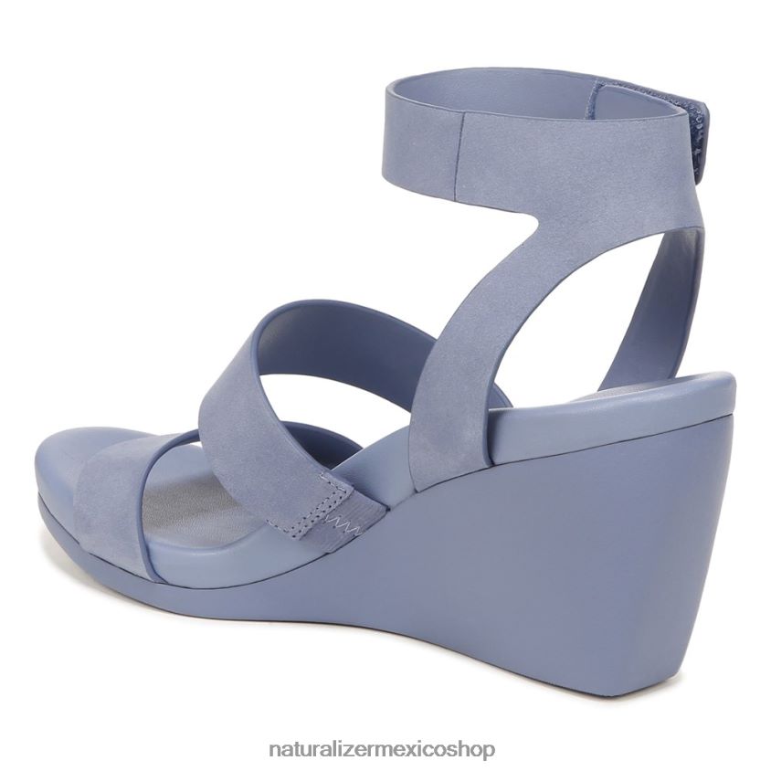 sandalias | sandalia con cuña gen n ignite 60D4P0151 Naturalizer mujer nubuck azul acero - Imagen 7