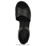 sandalias | sandalia con cuña riviera 60D4P0155 Naturalizer mujer cuero negro - Imagen 4