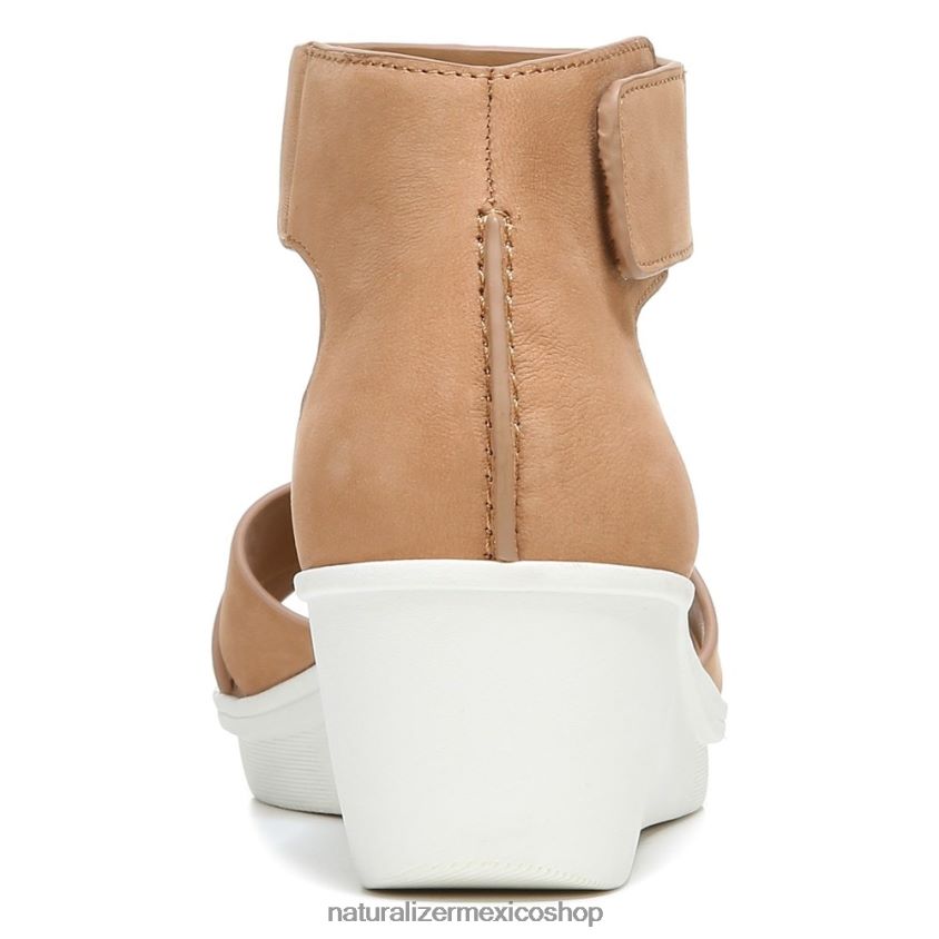 sandalias | sandalia con cuña riviera 60D4P0156 Naturalizer mujer gamuza de masa para galletas - Imagen 6