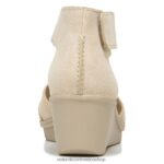 sandalias | sandalia con cuña riviera 60D4P0157 Naturalizer mujer gamuza de porcelana - Imagen 6