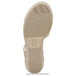 sandalias | sandalia con cuña riviera 60D4P0157 Naturalizer mujer gamuza de porcelana - Imagen 7